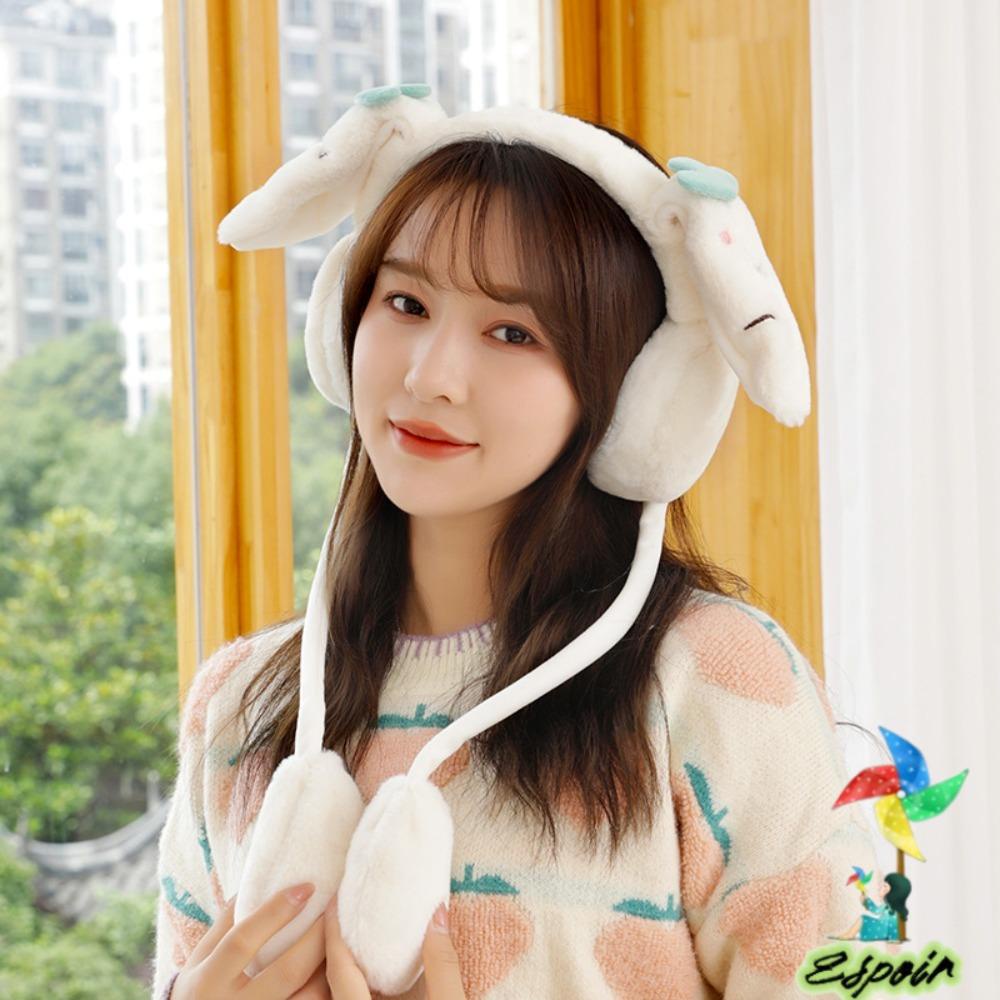 ESPO Mũ Tai Thỏ Bông Mềm Che Tai Chống Gió Bảo Vệ Tai Vào Mùa Đông