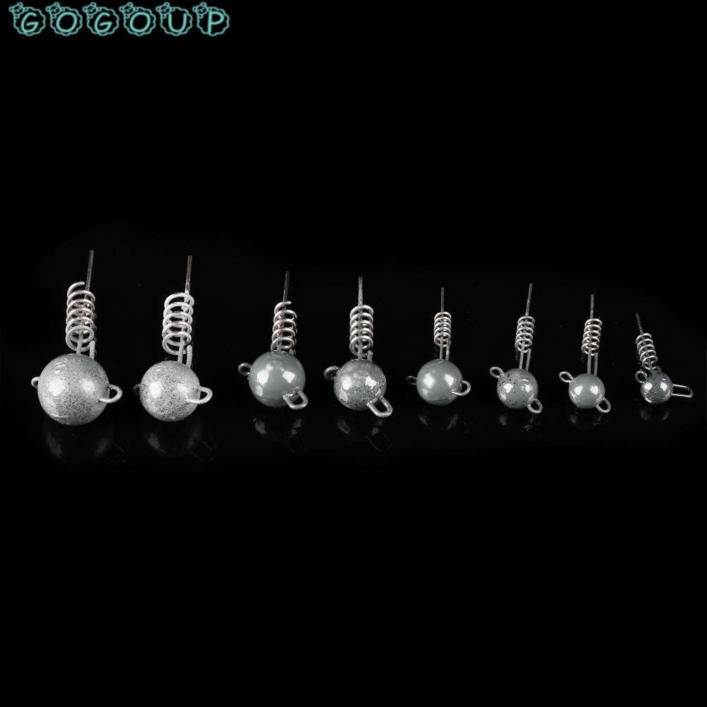 GOGOUP Mồi Câu Cá Bằng Thép Carbon Mềm Chất Lượng Cao 5g 7g 10g 15g 20g 25g 30g 50g