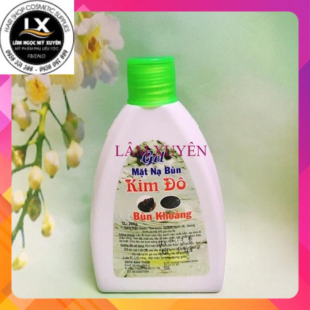 Gel Lột Mụn Cám Kim Đô Bùn Khoáng 200g 🔥GIÁ RẺ🔥 Dạng Gel Sệt, Lấy đi Mụn Cám, Mụn đầu đen, Tinh Chất Bùn Dưỡng da sâu