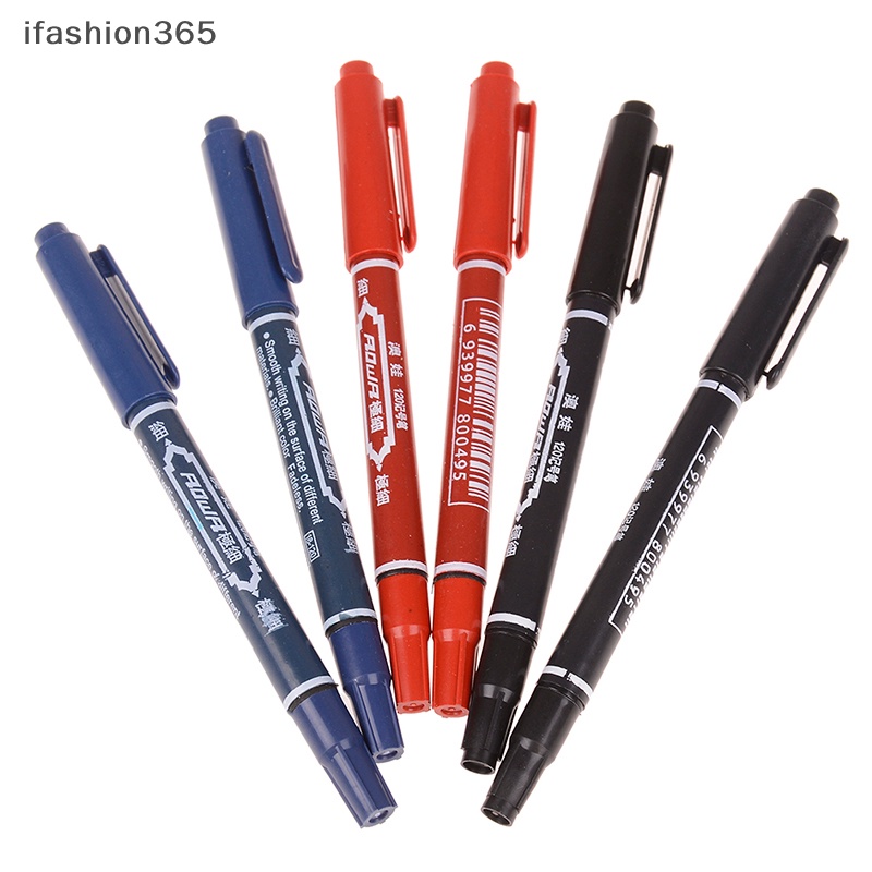 Bút Đánh Dấu Hai Đầu 3 Màu Tùy Chọn ifashion365