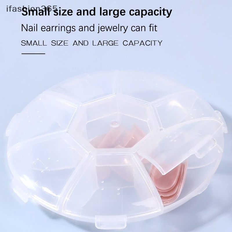 Hộp Đựng Phụ Kiện Trang Trí Móng Tay Nghệ Thuật Tiện Lợi ifashion365