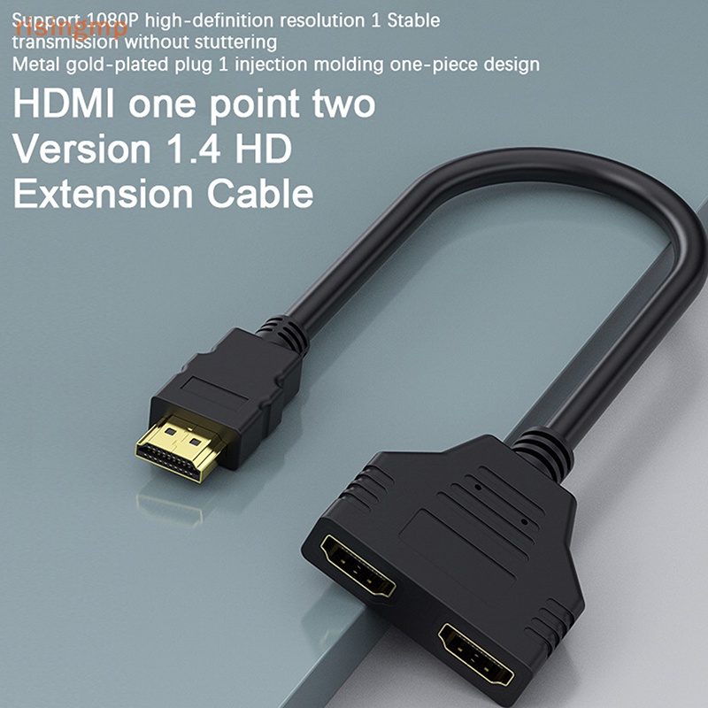 Dây Cáp Chia Cổng HDMI 1.4 1 Trong 2 Ra HD 1 / 2 Chất Lượng Cao