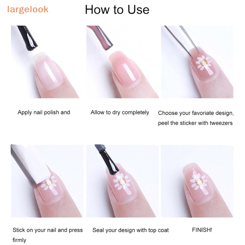 1 Tấm Hình Dán Móng Tay Phong Cách Bohemia