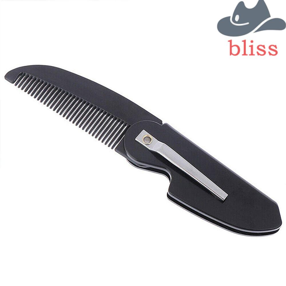 BLISS Lược Chải Râu Bằng Nhựa Chống Tĩnh Điện Chuyên Dụng Cho Nam