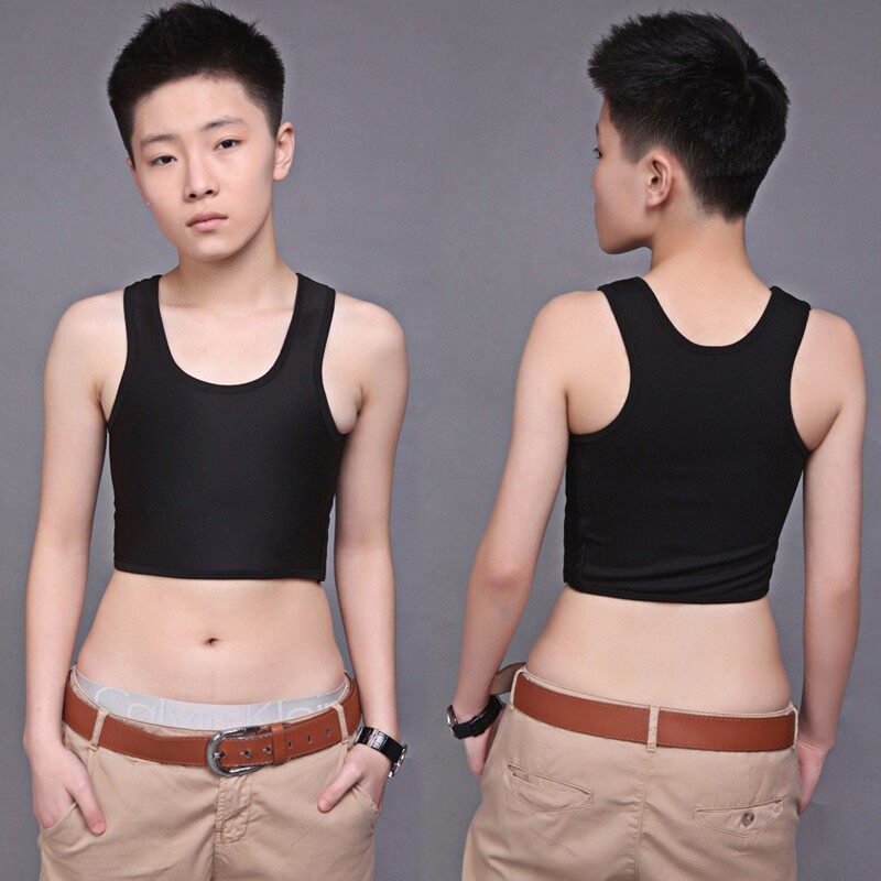 Áo Ngực Khóa Cài Thoáng Khí Tomboy Trong Suốt