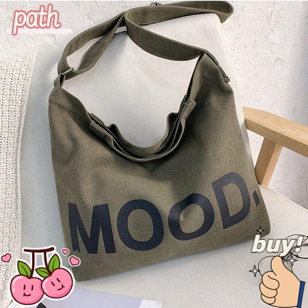 PATH Túi Xách Du Lịch Canvas Phong Cách Retro