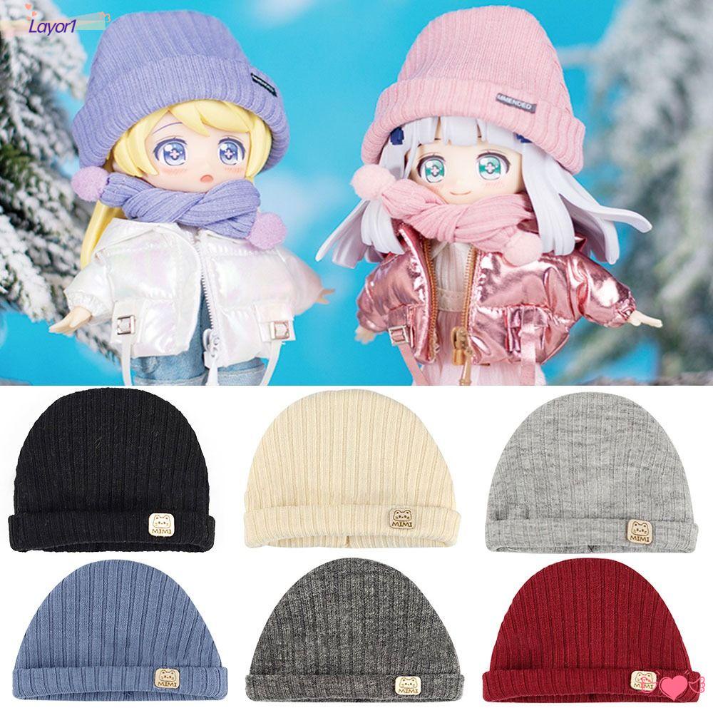 LAYOR1 Mũ Len Thời Trang 12~16cm Dành Cho Búp Bê Obitsu11