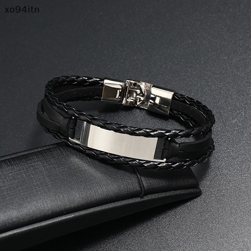 Vòng Tay Da Nhiều Lớp Thiết Kế Đơn Giản Cho Nam Và Nữ