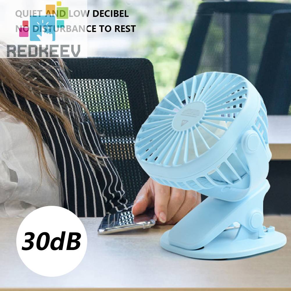 Quạt Làm Mát Cầm Tay 3 Tốc Độ 1200mAh Yên Tĩnh Dùng Trong Nhà / Ngoài Trời