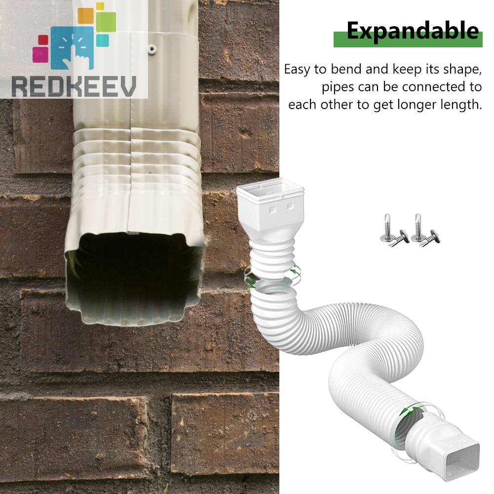 Ống Thoát Nước Nối Dài Linh Hoạt Tiện Dụng Cho Bồn Nước Mưa
