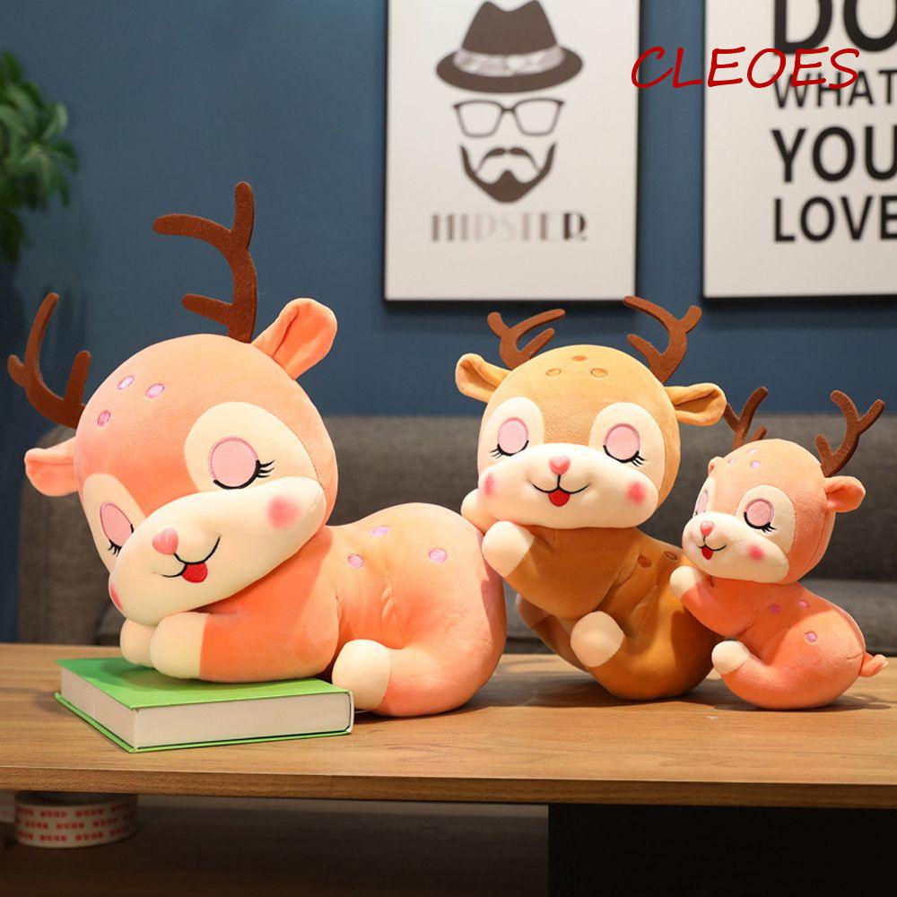 CLEOES Đồ chơi nhồi bông Hình Động Vật Mềm Mại Đáng Yêu Trang Trí Phòng Ngủ Cho Bé