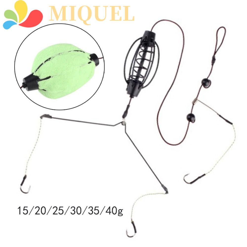 MIQUEL Lồng Đựng Mồi Câu Cá Bằng Thép Carbon Cao Cấp 15-40g