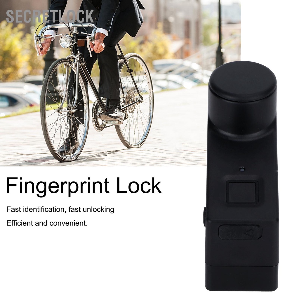 Khóa Đĩa Xe Máy Chống Trộm - Ổ Khoá Phanh Đĩa Xe Máy Vân Tay Pin Lithium 3.7V Bluetooth Cho Xe Đạp Leo Núi