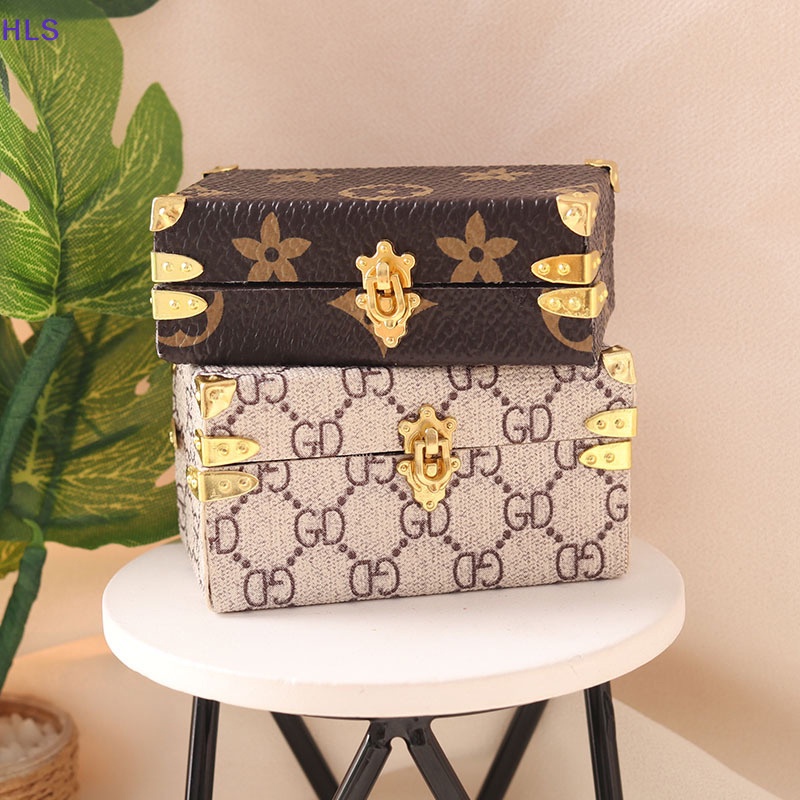 Va Li Mini Tỉ Lệ 1: 12 Dùng Trang Trí Nhà Búp Bê Phong Cách Vintage