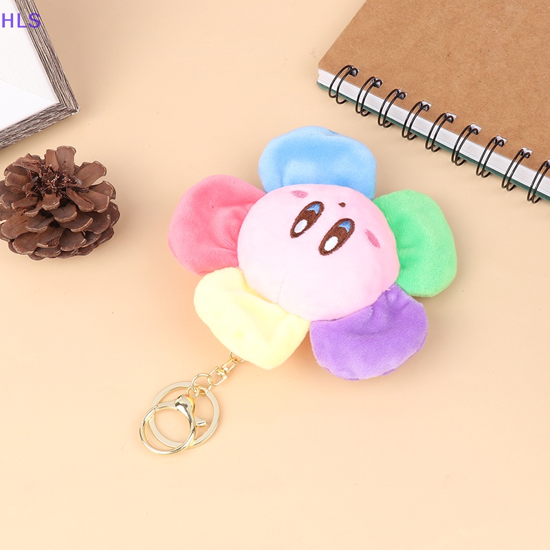 Móc Khóa Hình Hoa Hướng Dương Mặt Cười Nhồi Bông Nhiều Màu Dễ Thương