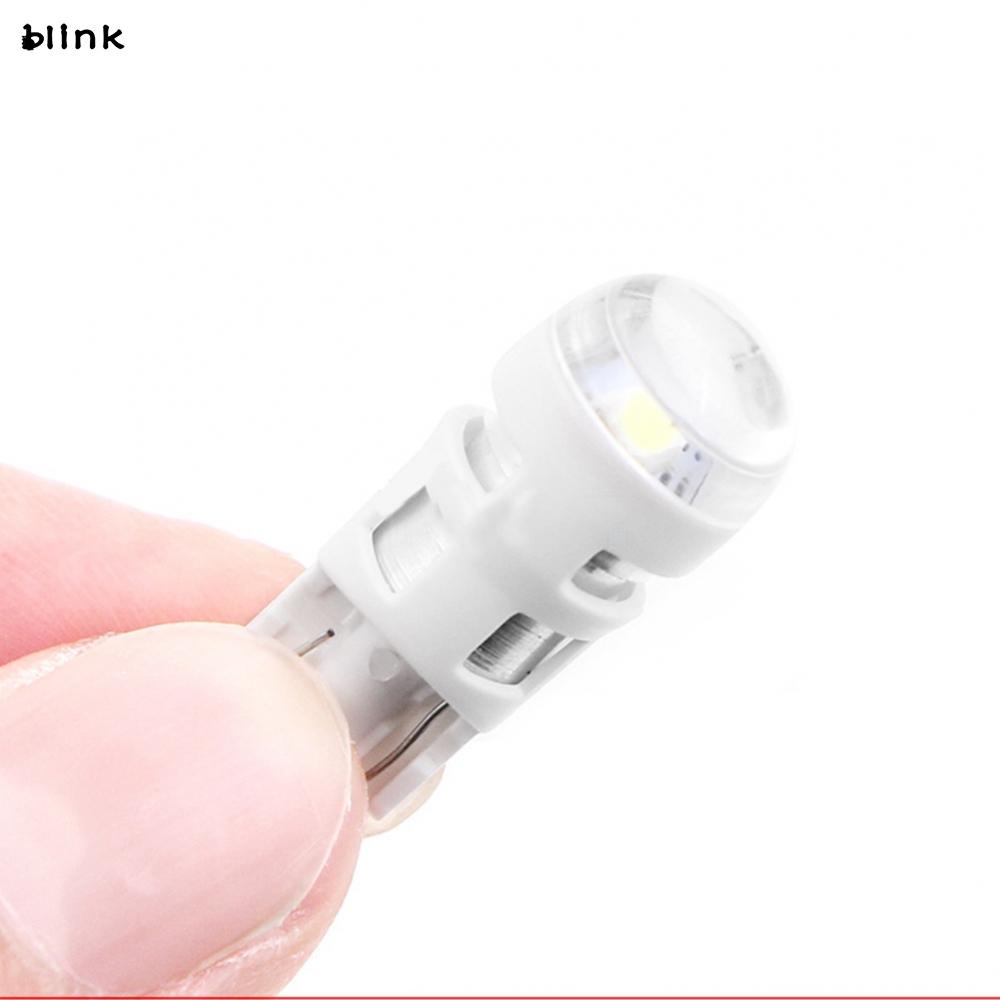 Set 2 Đèn LED T10 3030 Ánh Sáng Trắng Dành Cho Ô Tô