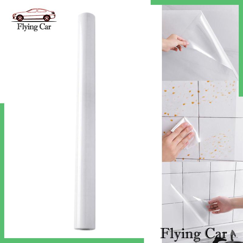 Miếng Dán Tường Trong Suốt Chống Bắn Dầu Chịu Nhiệt Tiện Dụng Cho Nhà Bếp