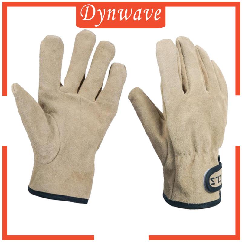 Găng Tay Bằng Da Bền Chịu Nhiệt Bền Bỉ Dùng Cắt Tỉa Làm Vườn, Nông Trại, Xe Máy, unisex Với Vòng Đeo Tay