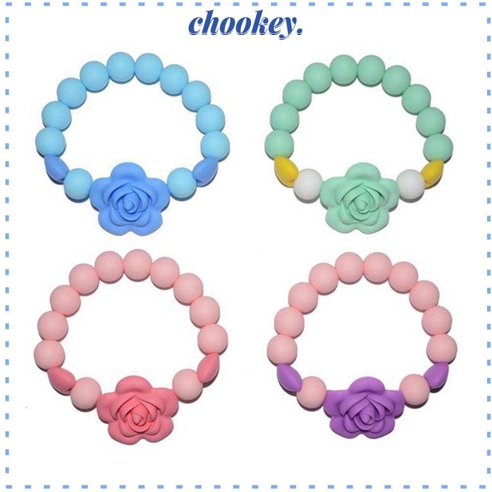 CHOOKEY Vòng Đeo Tay Đồ Chơi Silicone Giúp Giảm Căng Thẳng Dành Cho Bé Mọc Răng