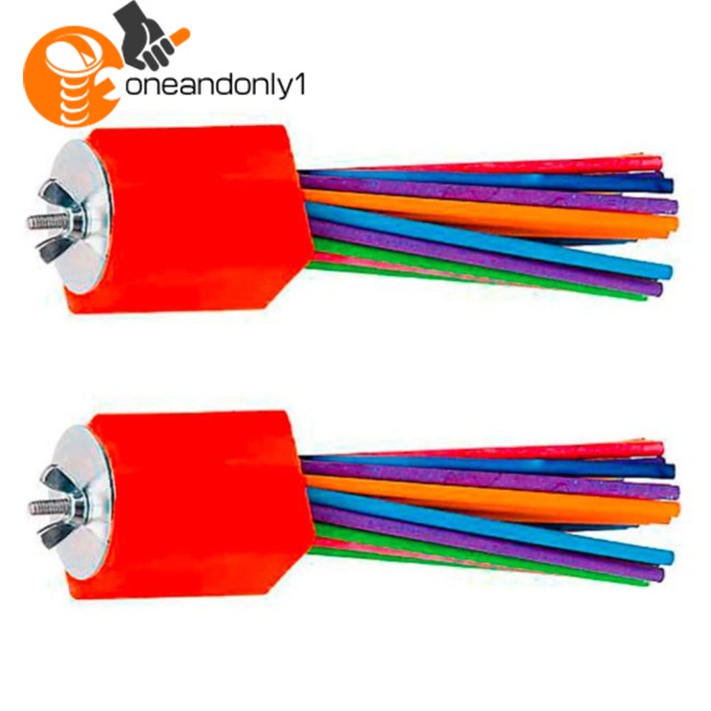 Đồ Chơi Que Gỗ Nhiều Màu Dùng Huấn Luyện Cho Chim Vẹt Tiện Dụng