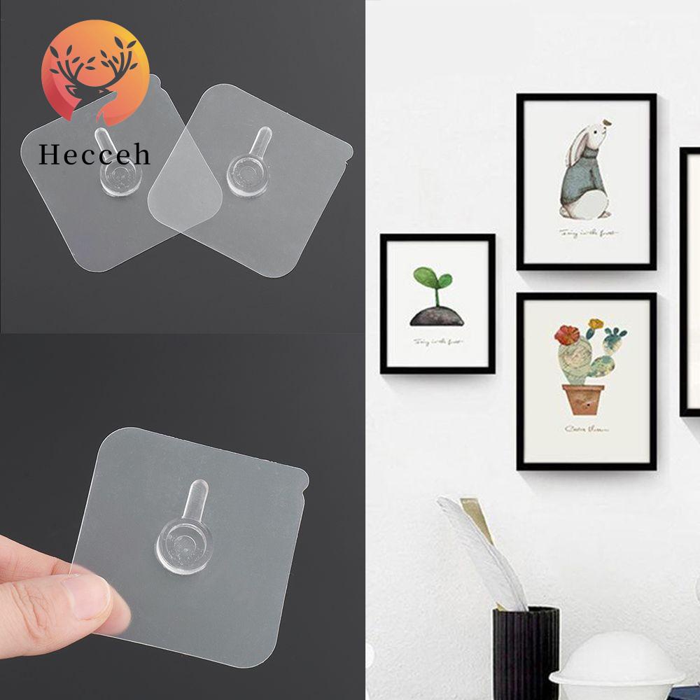 HECCEH Set 2 / 4 Móc Treo Khung Ảnh Chống Thấm Nước Tiện Lợi