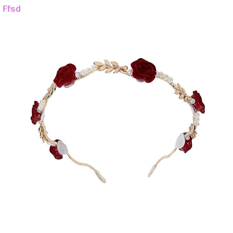 {Ffsd} Băng Đô Cài Tóc Bằng Hợp Kim Đính Pha Lê Và Ngọc Trai Phong Cách Vintage Thanh Lịch Thời Trang Hàn Quốc Dành Cho Bạn Nữ * Bán Chạy