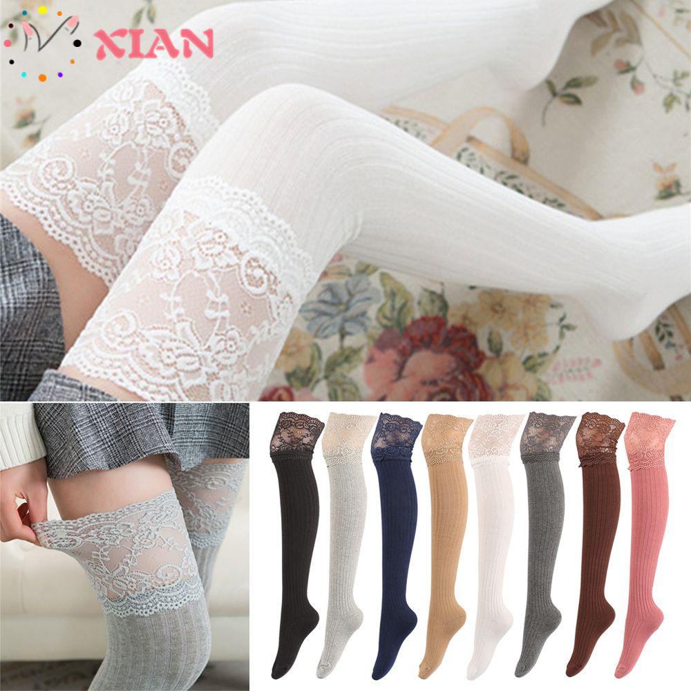 XIANTIN Tất Nữ Dài Qua Gối Gợi Cảm