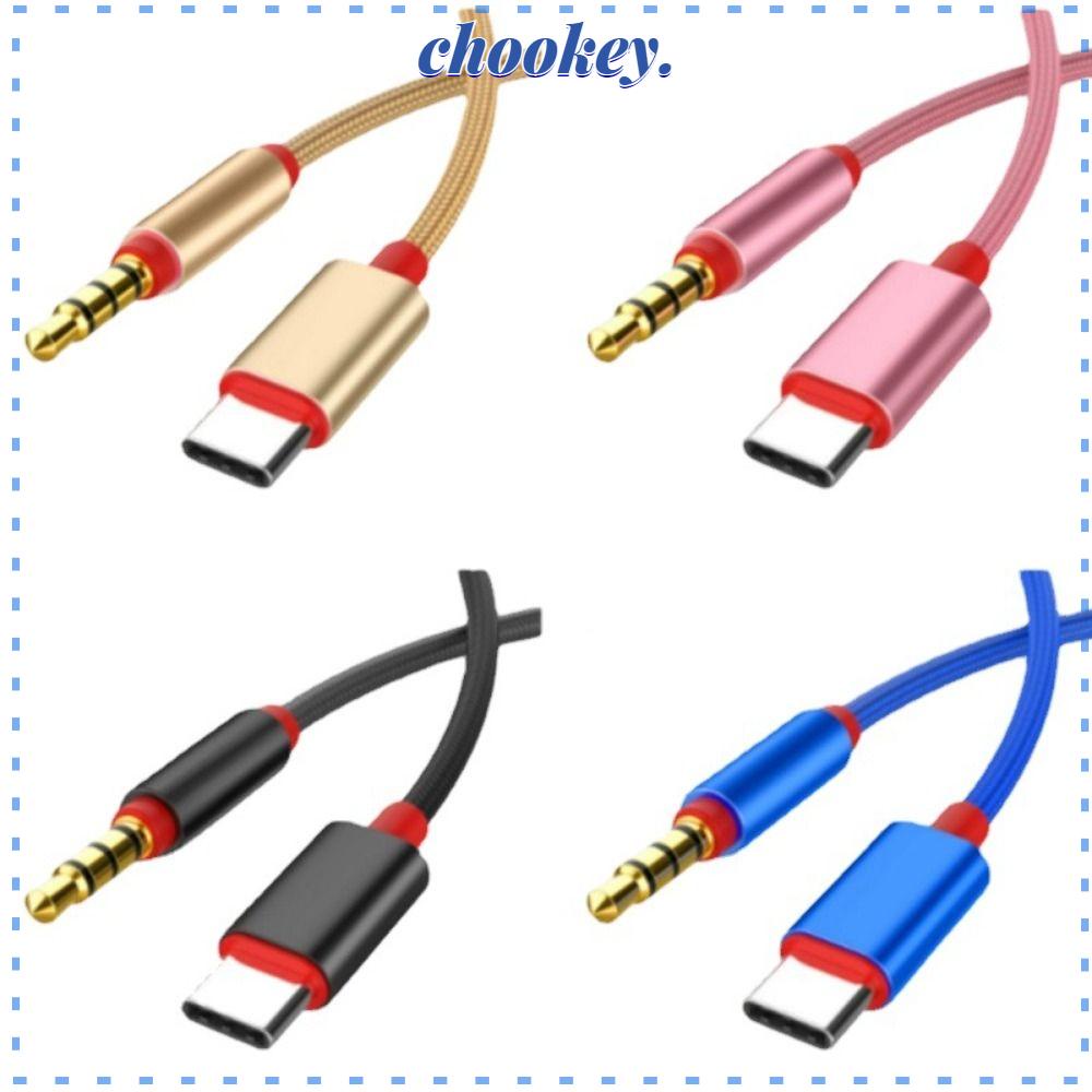 CHOOKEY Cáp Chuyển Đổi Cổng USB C Sang Cổng Âm Thanh 3.5mm Type-C Dài 3.5mm Siêu Bền Tiện Dụng Cho Xe Hơi