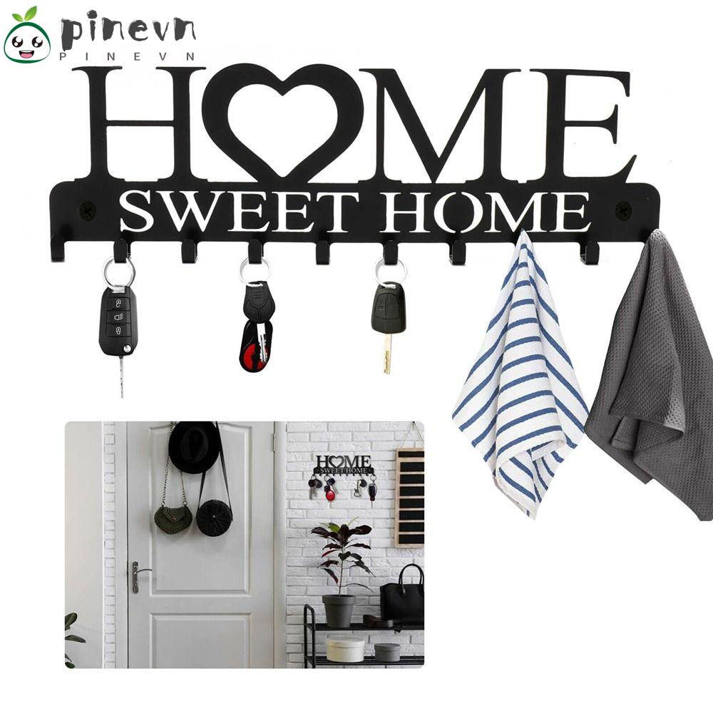 PINEVN Móc Treo Chìa Khóa Gắn Tường Thiết Kế Sáng Tạo Trang Trí Nhà Cửa