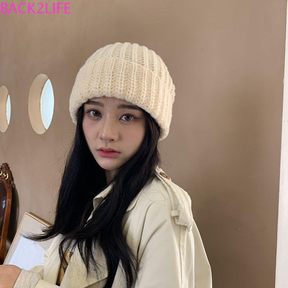 BACK2LIFE Mũ Len Co Giãn Thời Trang Cho Nữ