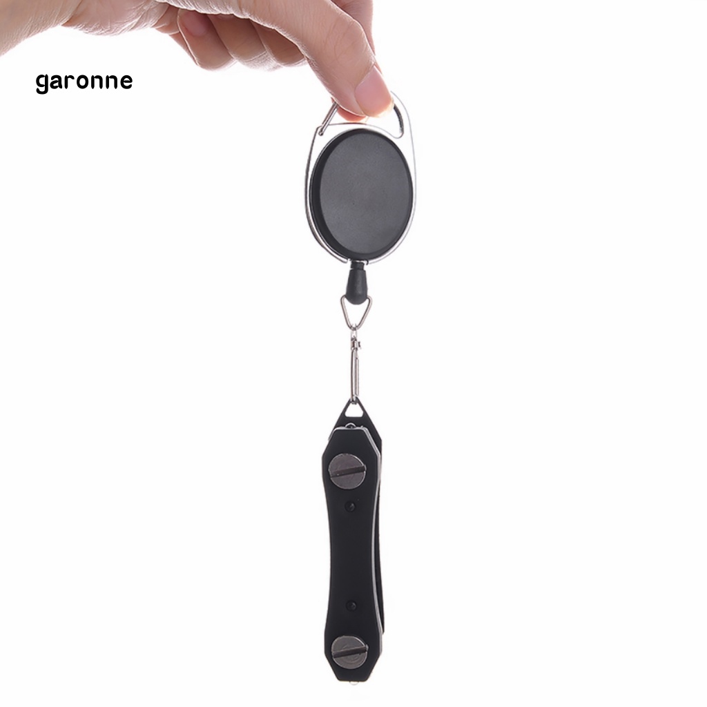 Móc Chìa Khóa Bằng Nylon Bền Chống Mất Có Kẹp Thu Gọn Được