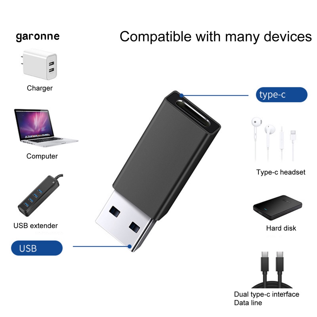 Đầu Chuyển Đổi Cổng Type-c Sang USB 30 Bằng Hợp Kim Nhôm Cho Điện Thoại Di Động