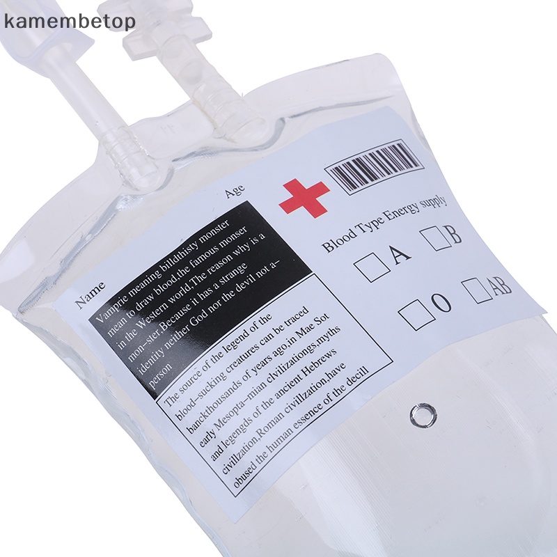 Túi Đựng Nước Uống Bằng Nhựa PVC Trong Suốt Dung Tích 400ml In Hình Ma Cà Rồng Halloween