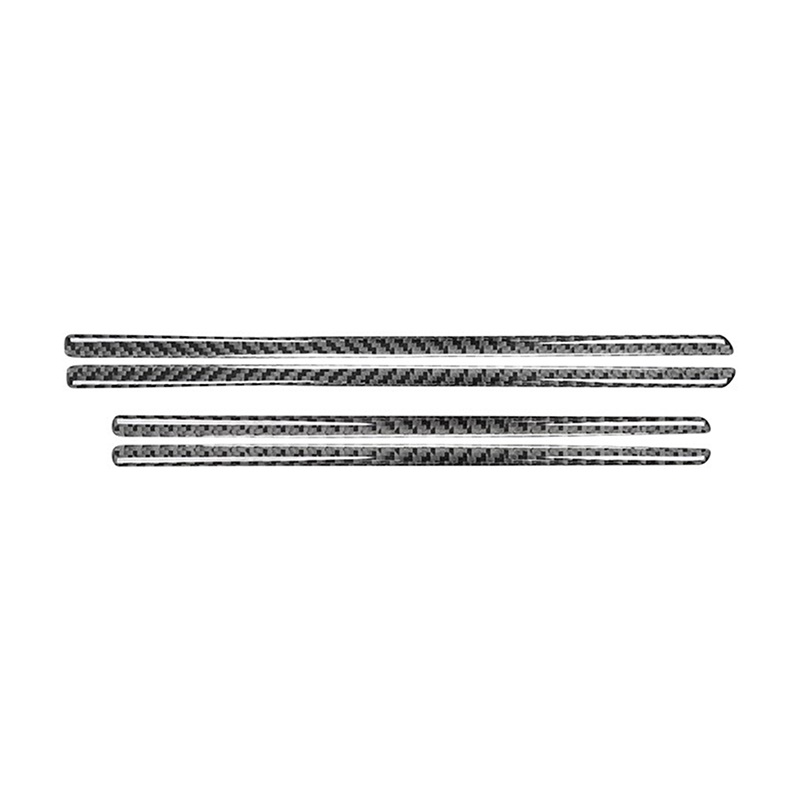 Bộ 4 Miếng Dán Trang Trí Nội Thất Xe Hơi Honda Civic 11th 2022 Bằng Sợi Carbon