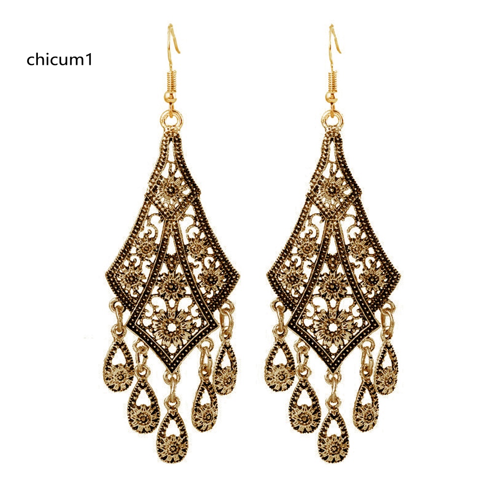 Khuyên Tai Nữ Trang Dáng Dài Tạo Hình Độc Đáo