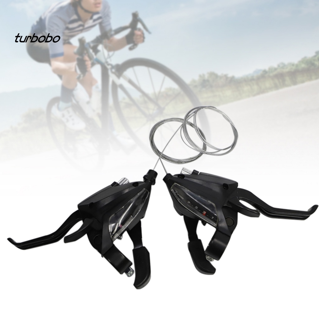 Turbobobo 2 Cần Gạt Số EF500 ABS 3x7 Tốc Độ Cho Xe Đạp Leo Núi