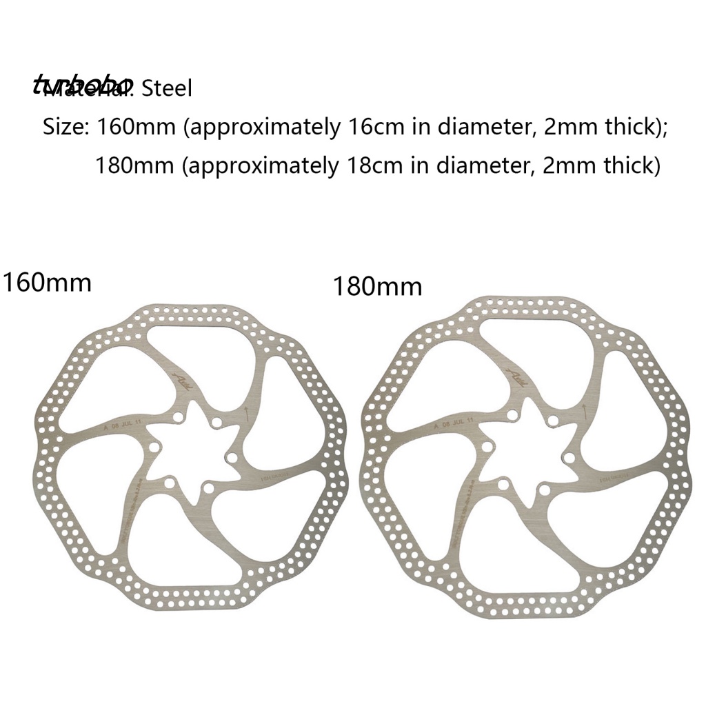 1 Bộ Phanh Nổi Bằng Thép Rỗng Trọng Lượng Nhẹ Tản Nhiệt Tốt Cho Xe Đạp Leo Núi