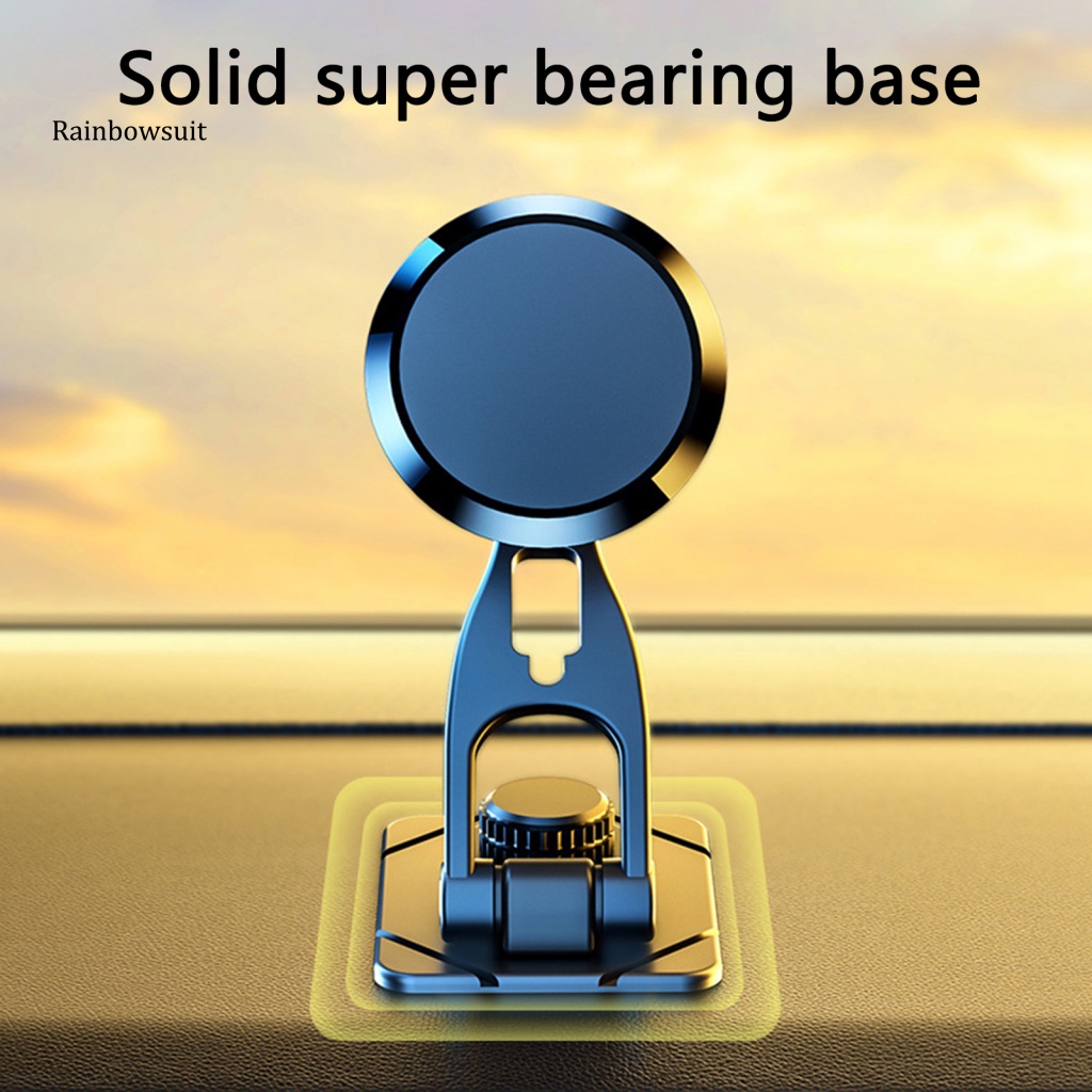 Giá Đỡ Điện Thoại Từ Tính Xoay 360 Độ Không Cần Khoan Lỗ Có Thể Gập Lại Tiện Dụng Cho Xe Hơi