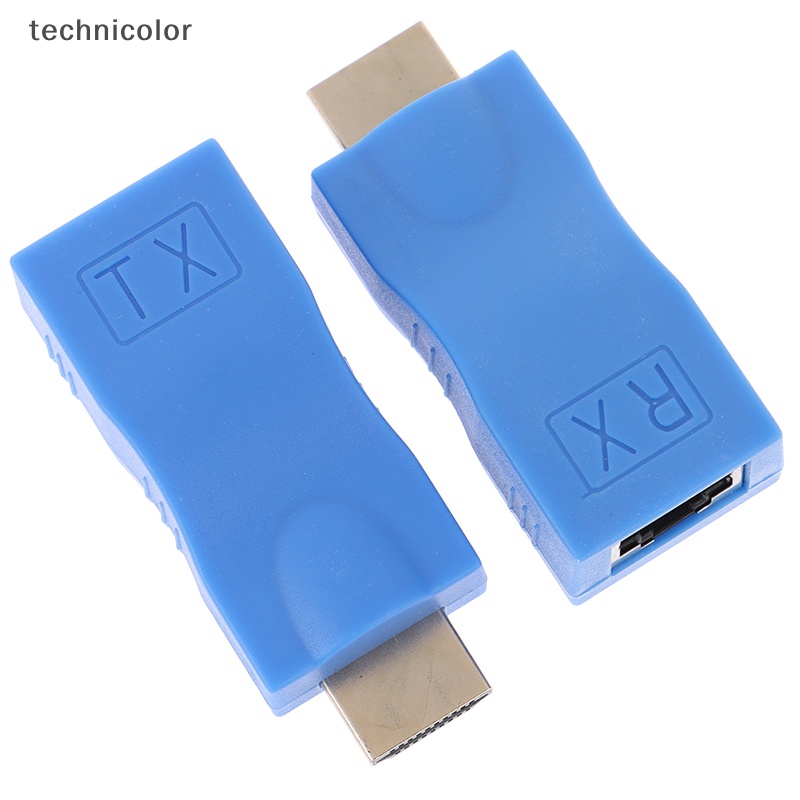 Đang Giảm Giá 2 Bộ Chuyển Đổi Mở Rộng 1080P HDMI Sang RJ45 Qua Cat 6 Mạng LAN Ethernet Cửa Hàng Màu Xanh Dương