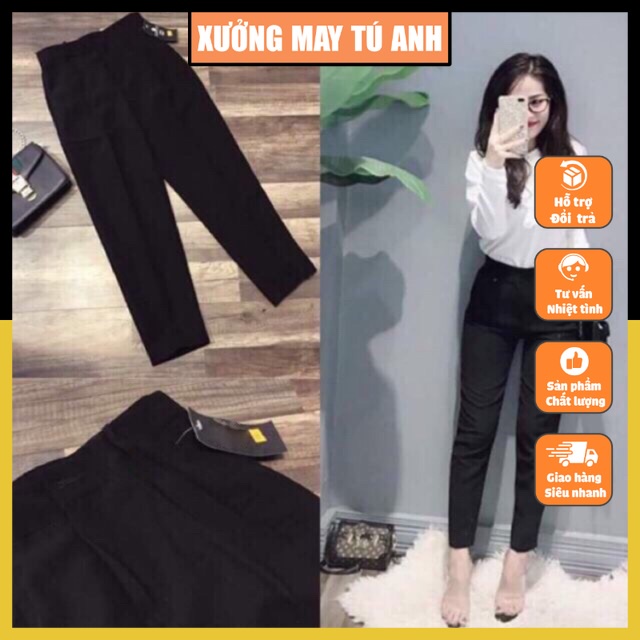 Quần baggi công sở ống bằng