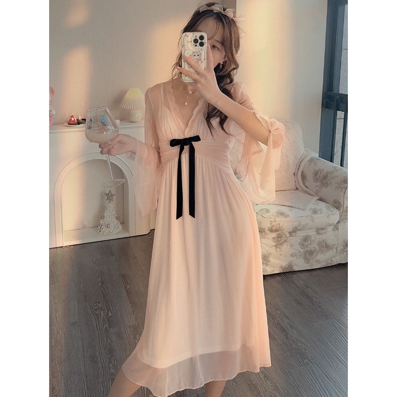 Đầm Ngủ Lưới Cao Cấp Phong Cách Thời Trang Mùa Hè Hàng Mới Dành Cho Nữ