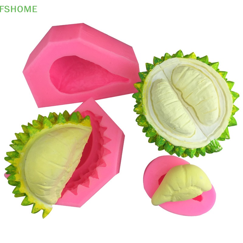 Khuôn Silicone Làm Bánh Kem / Sô Cô La / Trái Cây / Chuối / Sầu Riêng 3D Tiện Lợi