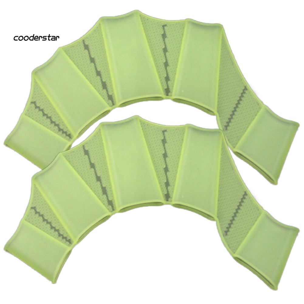 1 Cặp Găng Tay Bơi Lội Bằng Silicone Cho Người Lớn Và Trẻ Em