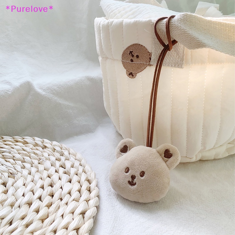 Móc Khóa Thêu Tên Hình Chú Gấu Đáng Yêu Dành Cho Trẻ Mẫu Giáo Mới