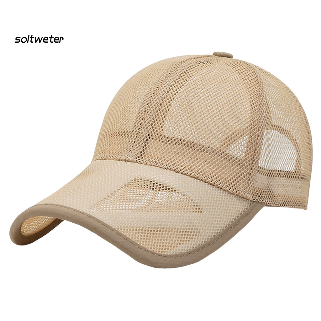 Mũ Lưỡi Trai Phối Lưới Thoáng Khí Nhanh Khô Màu Sắc Thời Trang Cho Nam