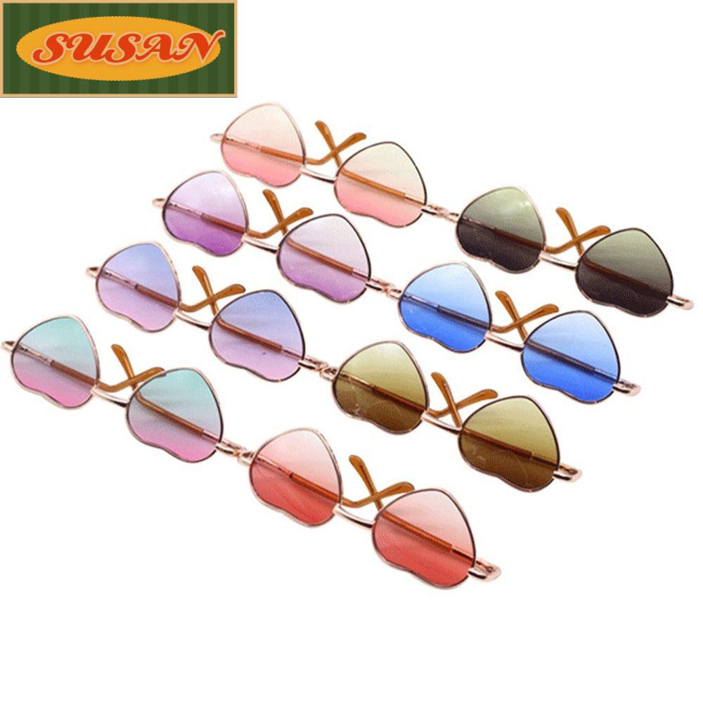 SUSANS Gọng Kính Hình Trái Tim Dễ Thương 8 Màu Dành Cho Búp Bê BJD 1 / 31 / 4