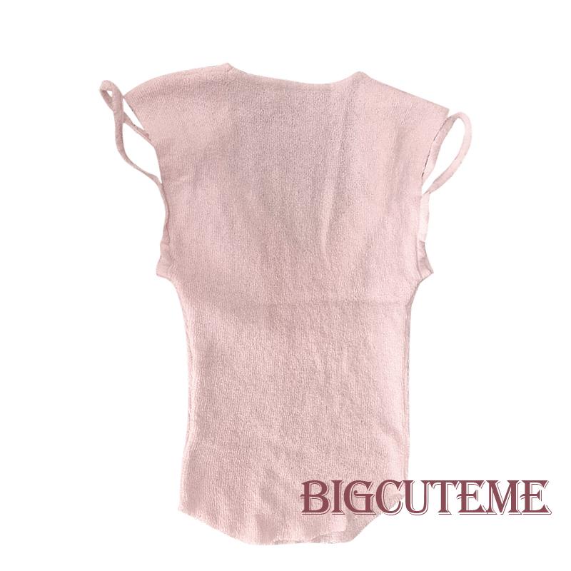 Áo Croptop Sát Nách Màu Sắc Đơn Giản Thời Trang Mùa Hè Cho Nữ