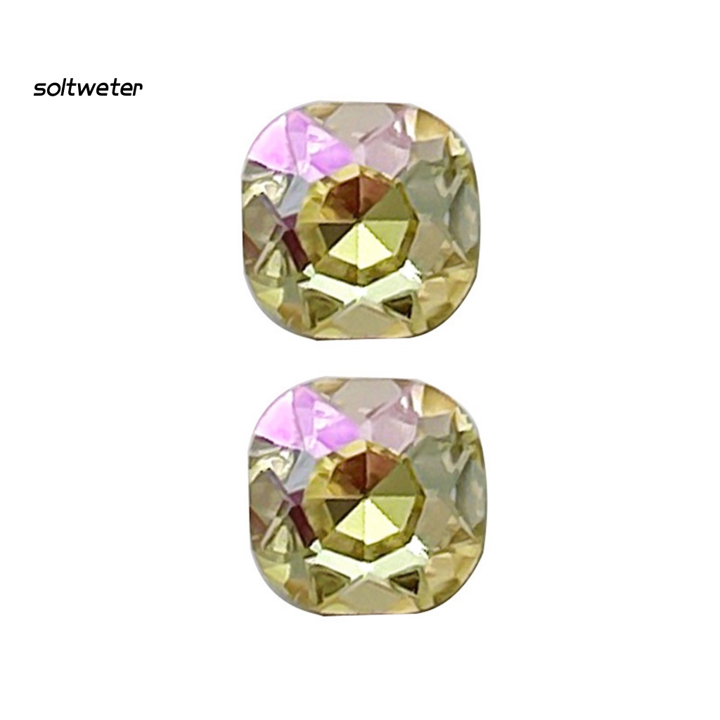 Bộ 10 Phụ Kiện Đá 3D Nhiều Hình Dạng Đính Trang Trí Móng Tay Sang Trọng DIY