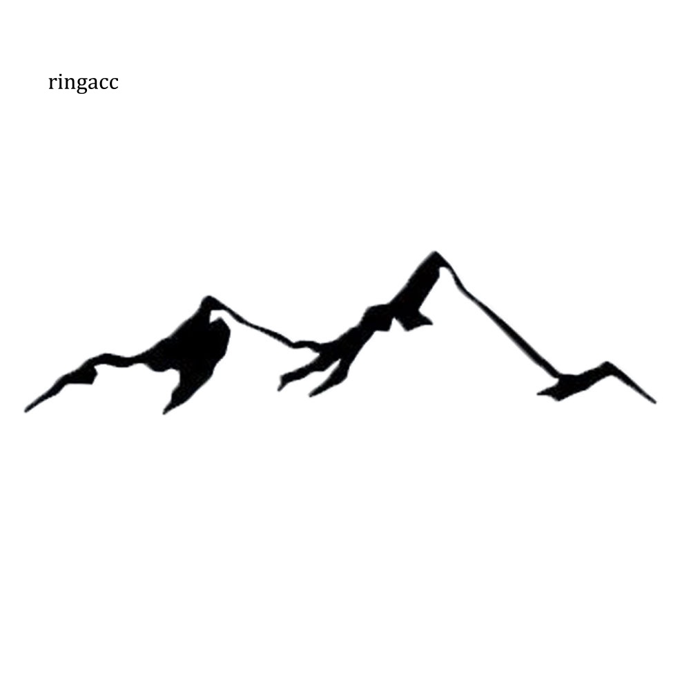 Đề Can Dán Trang Trí Thân / Cửa Sổ Xe Hơi Hình Ngọn Núi RGA