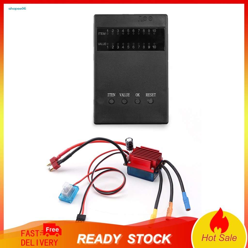Bộ Điều Khiển Tốc Độ Điện PEMG 35A ESC Kèm Thẻ Lập Trình Cho Xe Hơi Điều Khiển Từ Xa 1 / 16 1